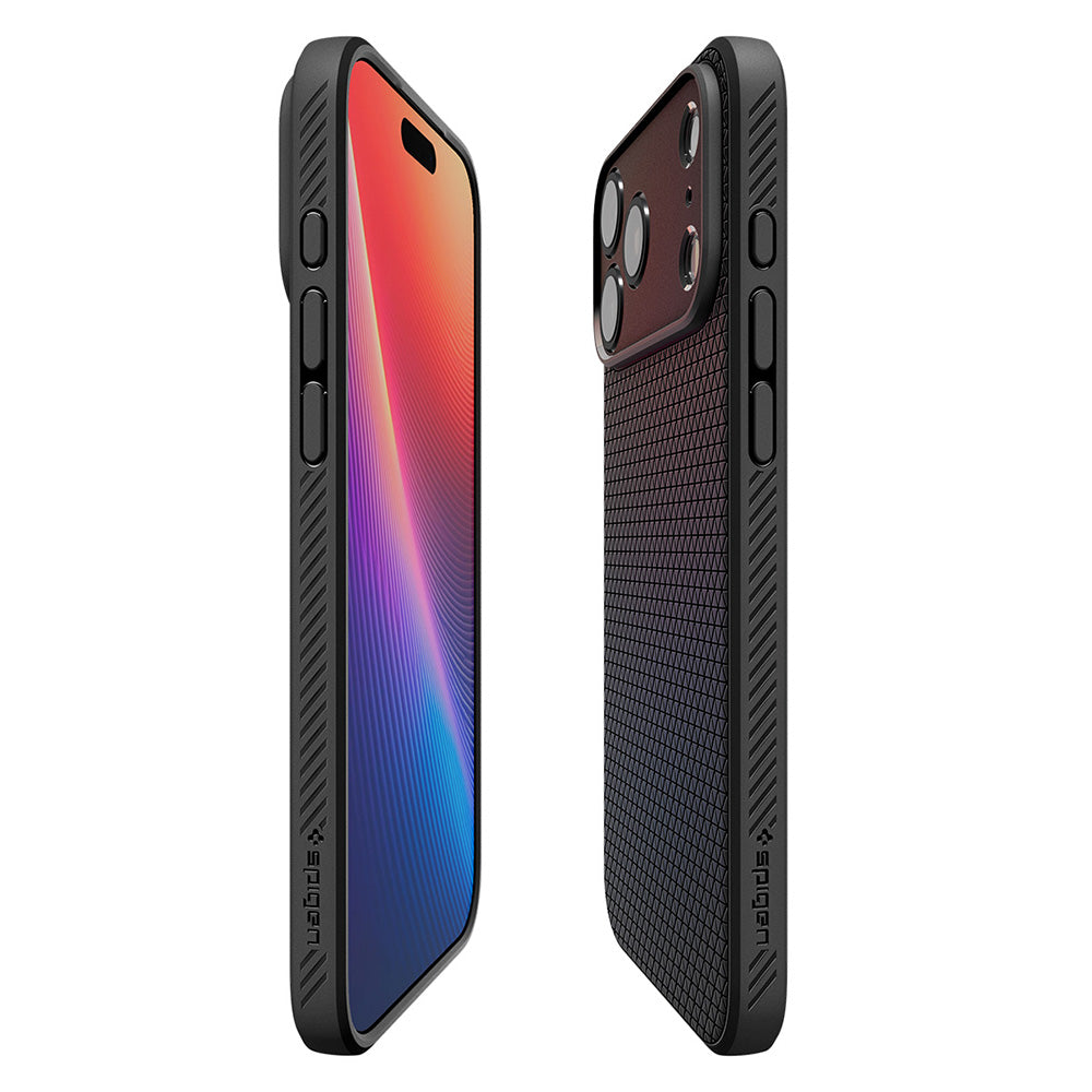 Case for Apple iPhone 18 Pro Max / 17 Pro Max, Spigen, Liquid Air, Matte Black ACS12111