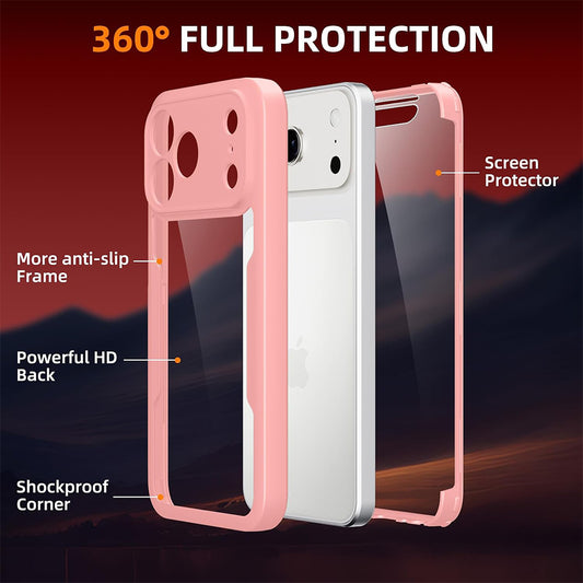 Hoes voor Apple iPhone 18 Pro Max / 17 Pro Max, Techsuit, ColorVerse 360, Roze