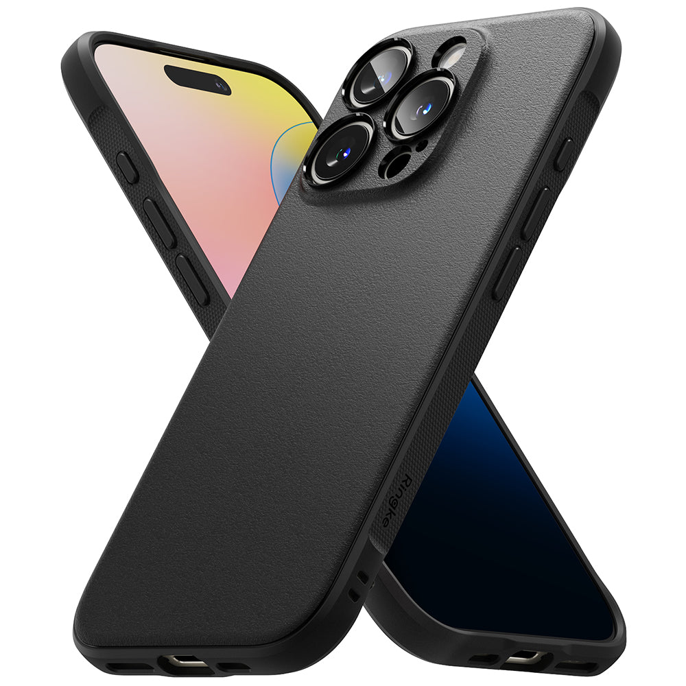 Hoesje voor Apple iPhone 16 Pro, Ringke, Onyx, Zwart