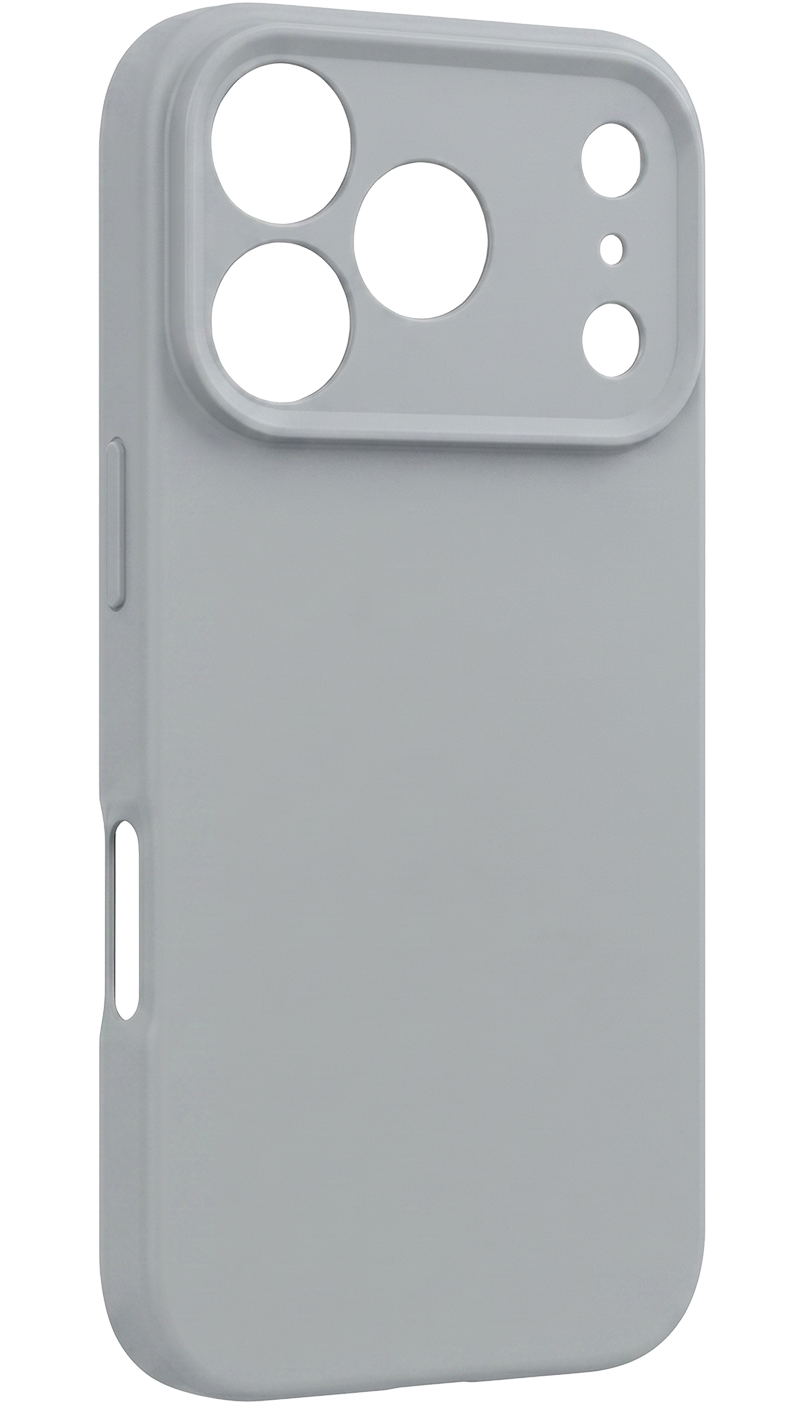 Hoesje voor Apple iPhone 17 Pro Max, OEM, Siliconen, Grijs