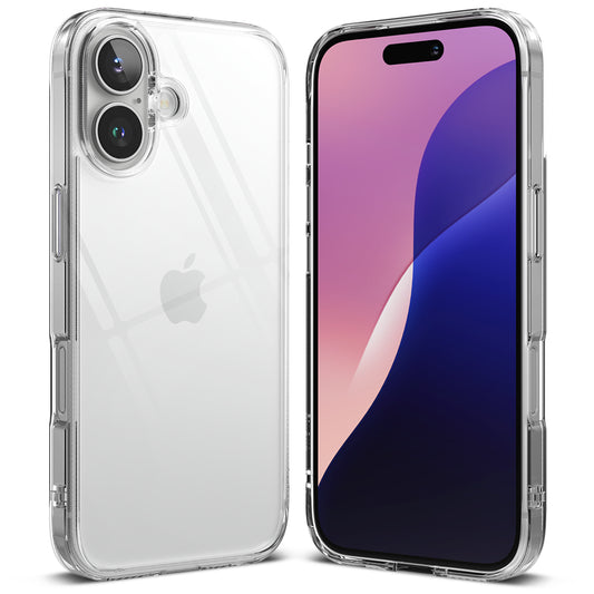 Hoesje voor Apple iPhone 16, Ringke, Fusion, Transparant