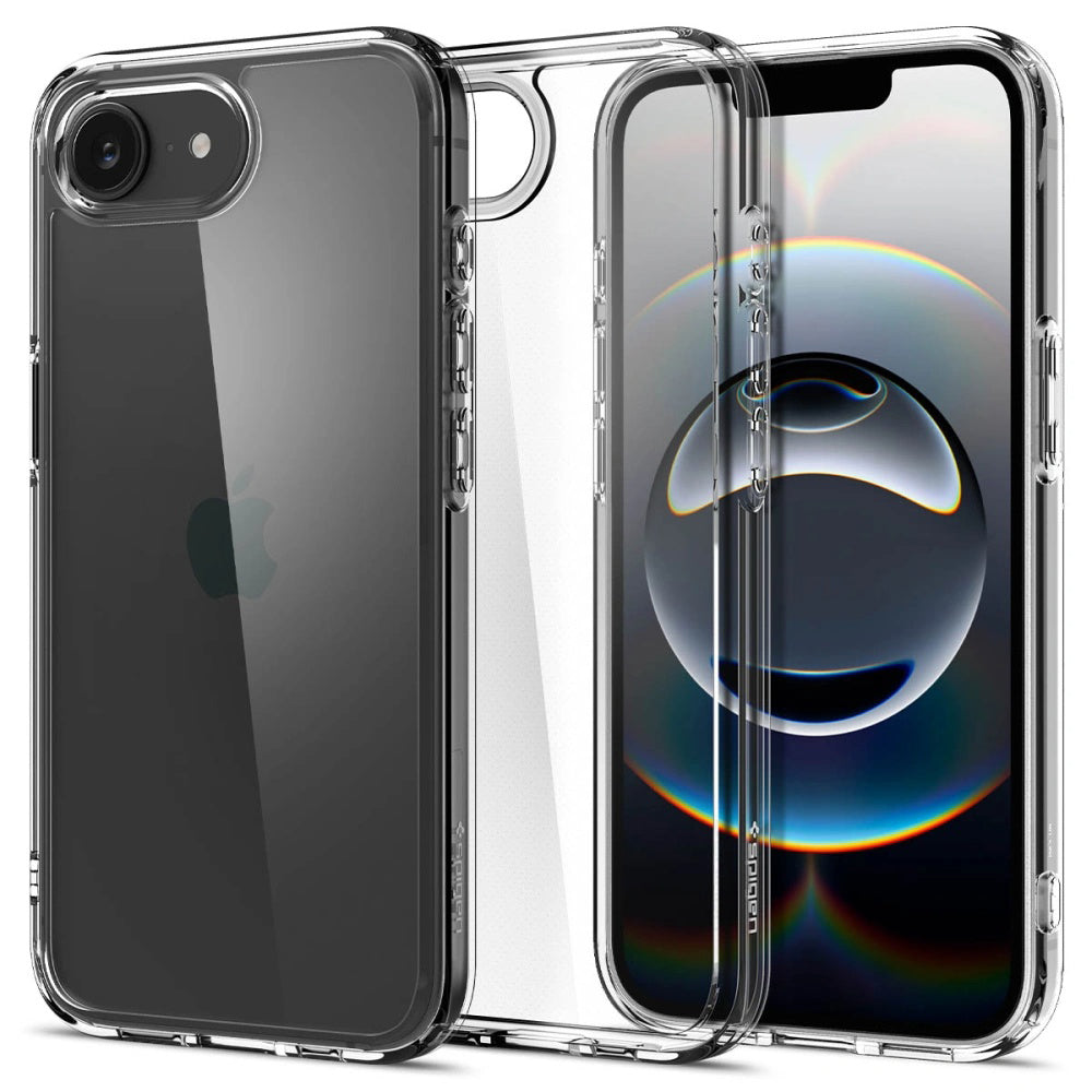 Hoes voor Apple iPhone 17e / 16e, Spigen, Crystal Hybrid, Transparant ACS09160