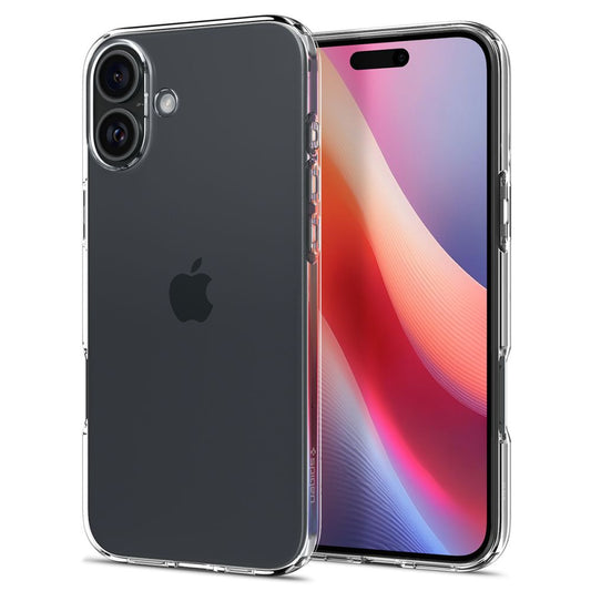 Beschermhoes voor Apple iPhone 16 Plus, Spigen, Liquid Crystal, Transparant ACS08064