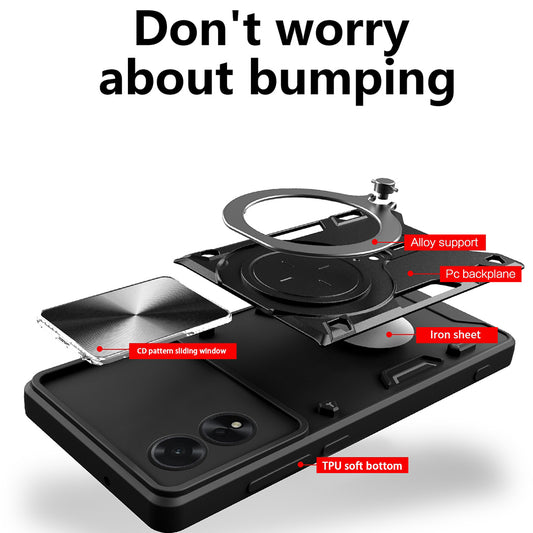 Hoes voor Honor 200 Lite, Techsuit, CamGuard Pro, Paars