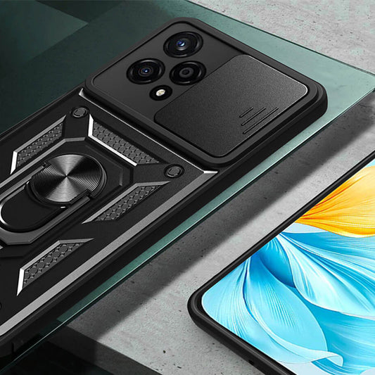 Hoes voor Honor 200 Pro, Techsuit, CamShield, Zwart