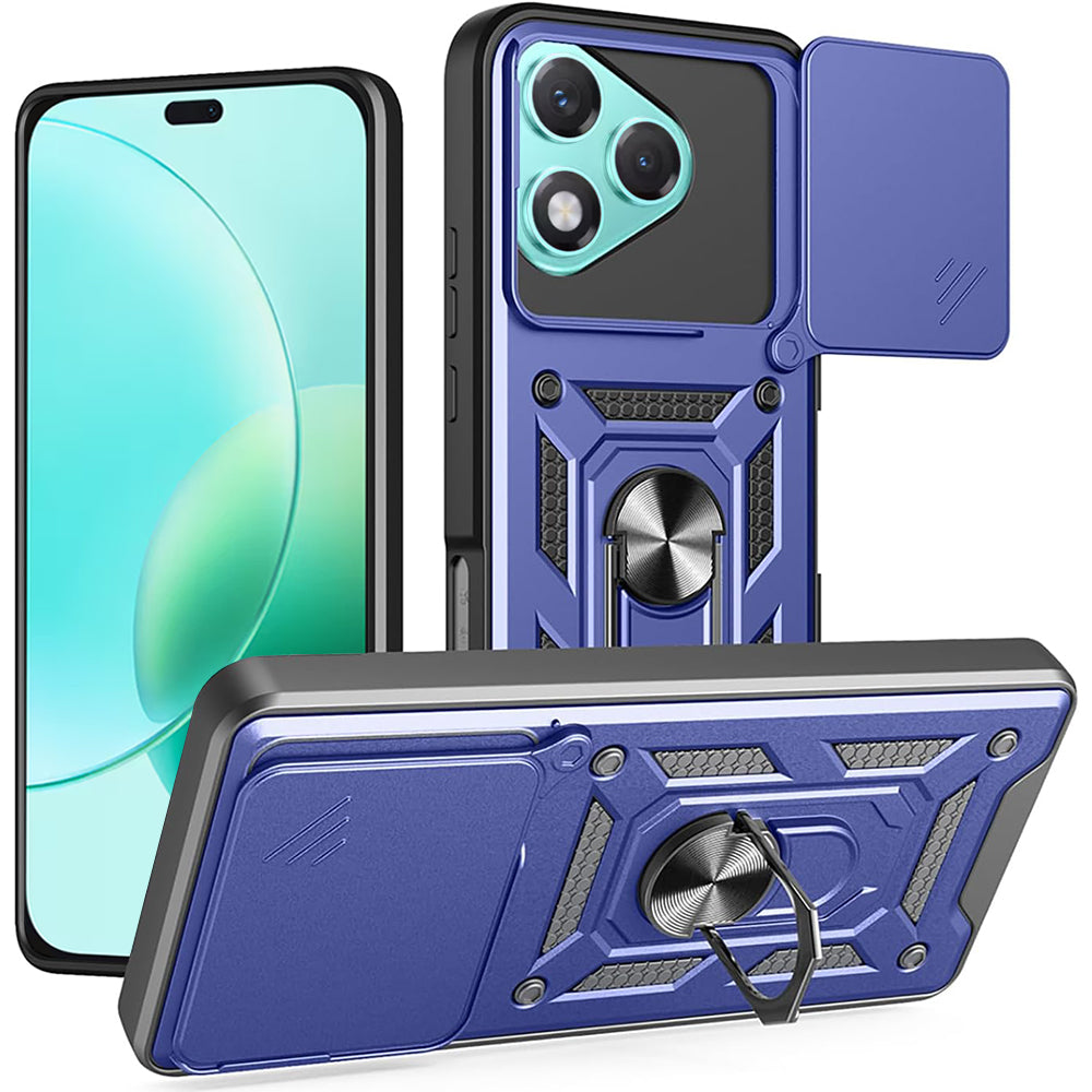 Hoesje voor Honor 400 Lite, Techsuit, CamShield, Blauw