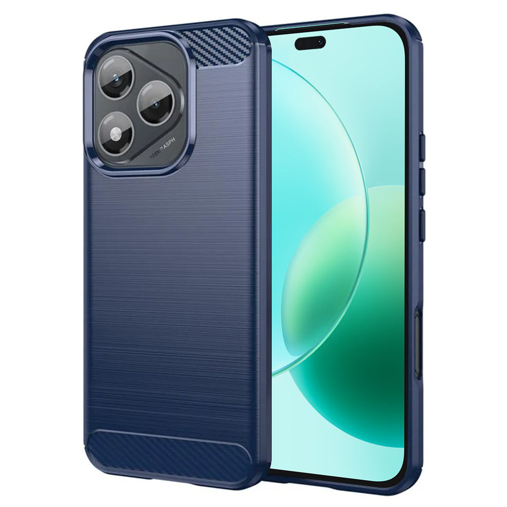Hoes voor Honor 400 Lite, Techsuit, Carbon, Blauw