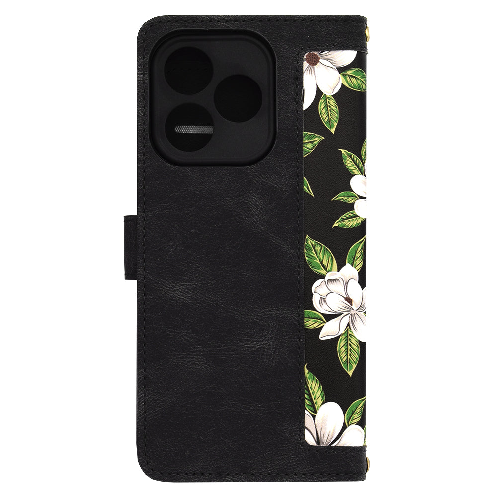 Hoesje voor Honor 400 Lite, Techsuit, FlipCraft, Zwart