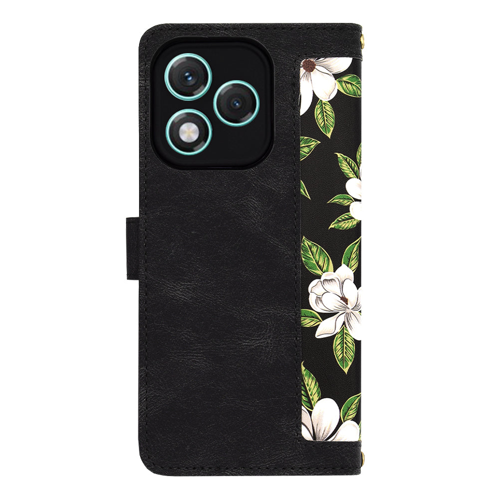 Hoesje voor Honor 400 Lite, Techsuit, FlipCraft, Zwart