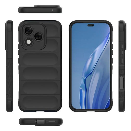 Hoesje voor Honor 400 Lite, Techsuit, Magic Shield, Zwart