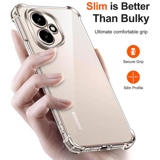 Hoes voor Honor 400 Pro, Techsuit, Schokbestendig Helder, Transparant