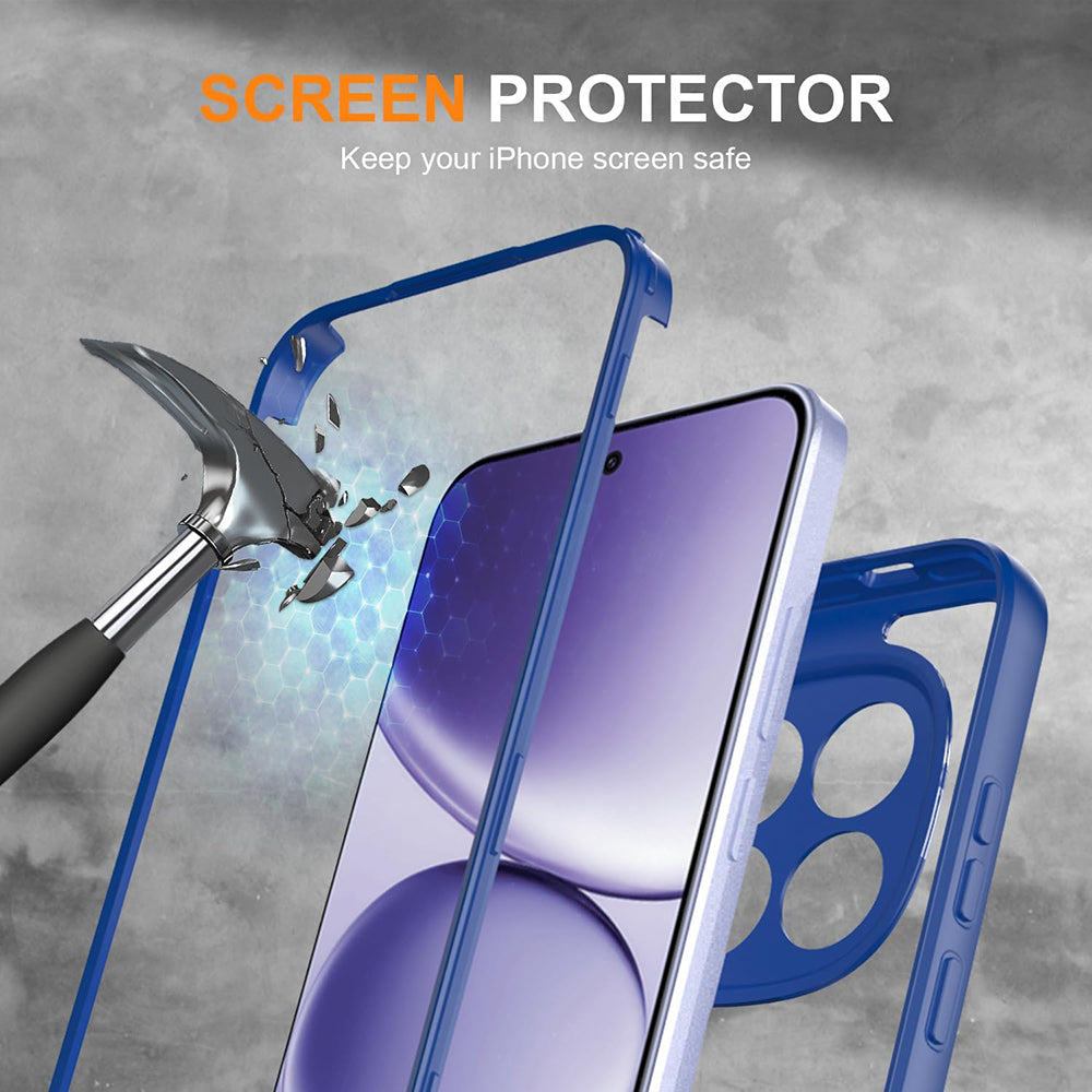 Case for Honor 600 Lite, Techsuit, ColorVerse 360, Blue