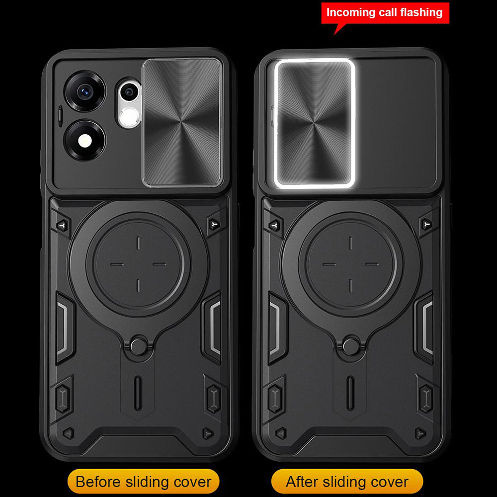 Hoes voor Honor 600 Smart, Techsuit, CamGuard Pro, Paars