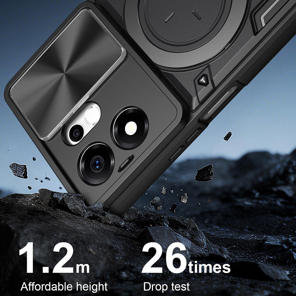 Hoes voor Honor 600 Smart, Techsuit, CamGuard Pro, Paars