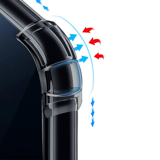 Hoesje voor Honor 600 Smart, Techsuit, Schokbestendig Transparant, Getint
