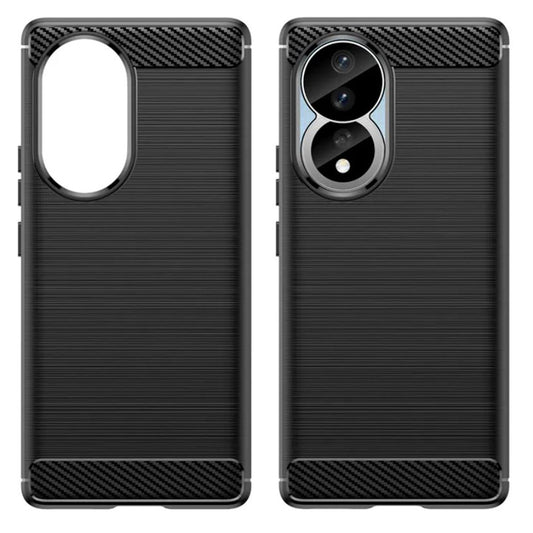 Hoes voor Honor 90 / 80, Techsuit, Carbon, Zwart