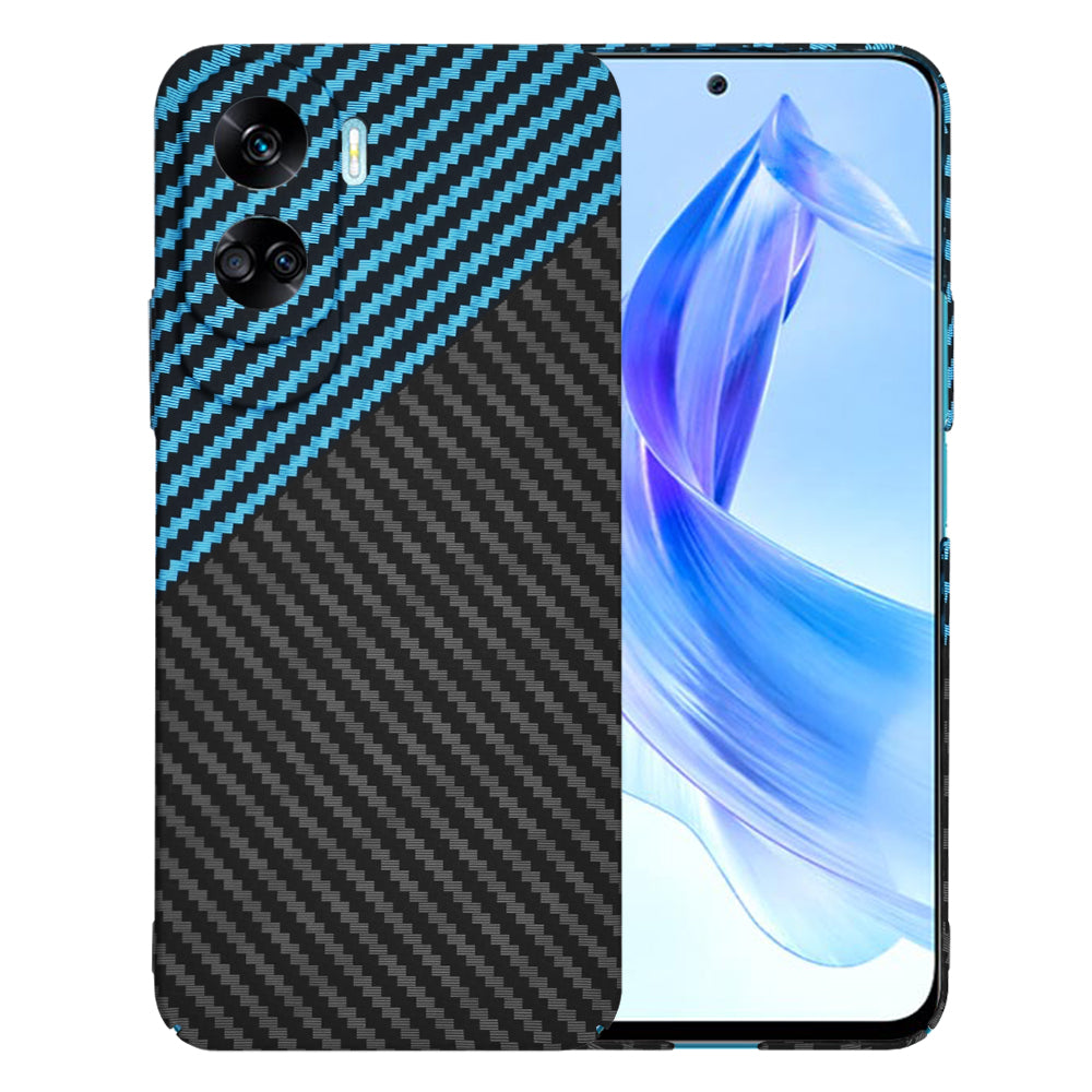Hoes voor Honor 90 Lite, Techsuit, Carbonite FiberShell, Zwart Blauw