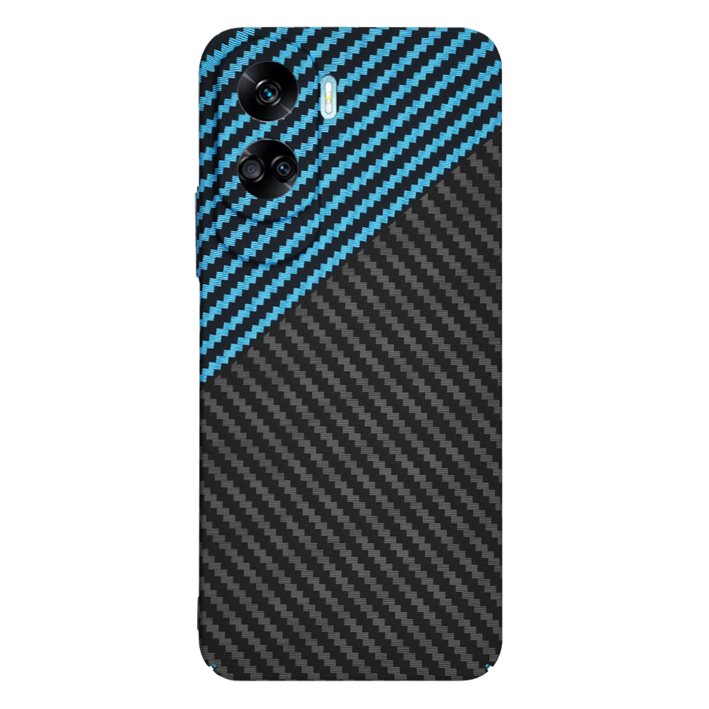Hoes voor Honor 90 Lite, Techsuit, Carbonite FiberShell, Zwart Blauw