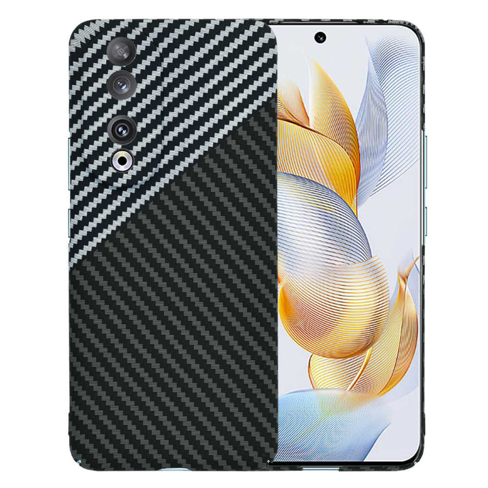 Hoes voor Honor 90, Techsuit, Carbonite FiberShell, Zwart Grijs