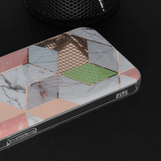 Hoesje voor Honor Magic6 Lite, Techsuit, Marble, Paars