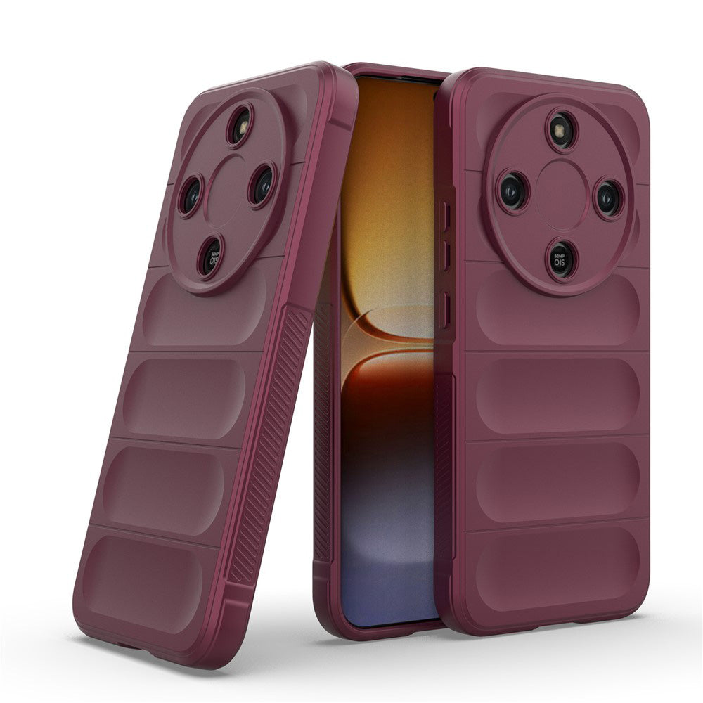 Hoes voor Honor Magic8 Lite, Techsuit, Magic Shield, Kersenrood