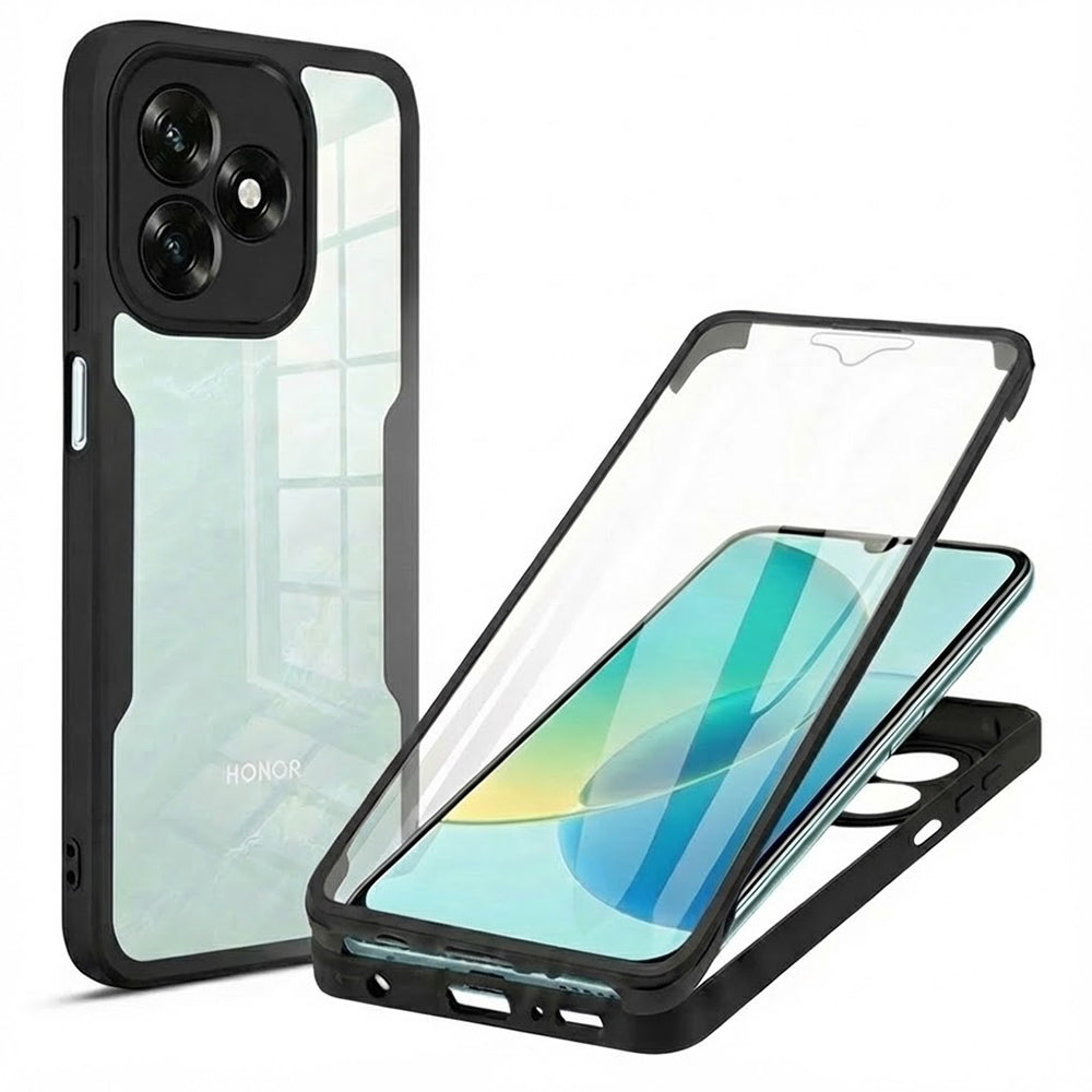 Hoes voor Honor X5c Plus, Techsuit, ColorVerse 360, Zwart