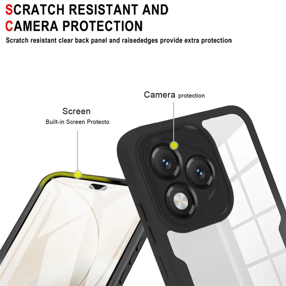 Hoes voor Honor X5c Plus, Techsuit, ColorVerse 360, Zwart