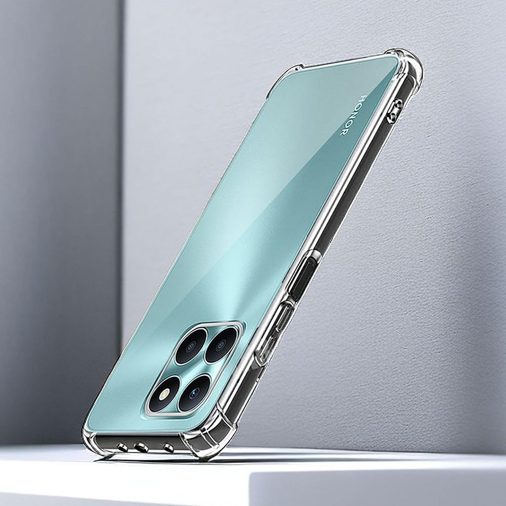 Hoes voor Honor X6a, Techsuit, Schokbestendig Clear, Transparant