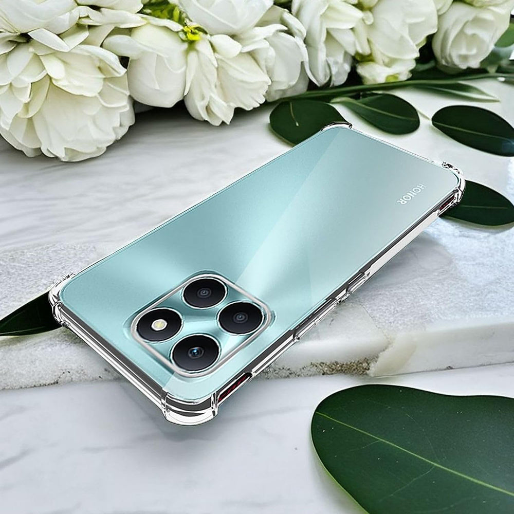 Hoes voor Honor X6a, Techsuit, Schokbestendig Clear, Transparant