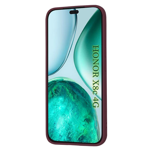 Hoes voor Honor X8c, Techsuit, SoftFlex, Bordeaux