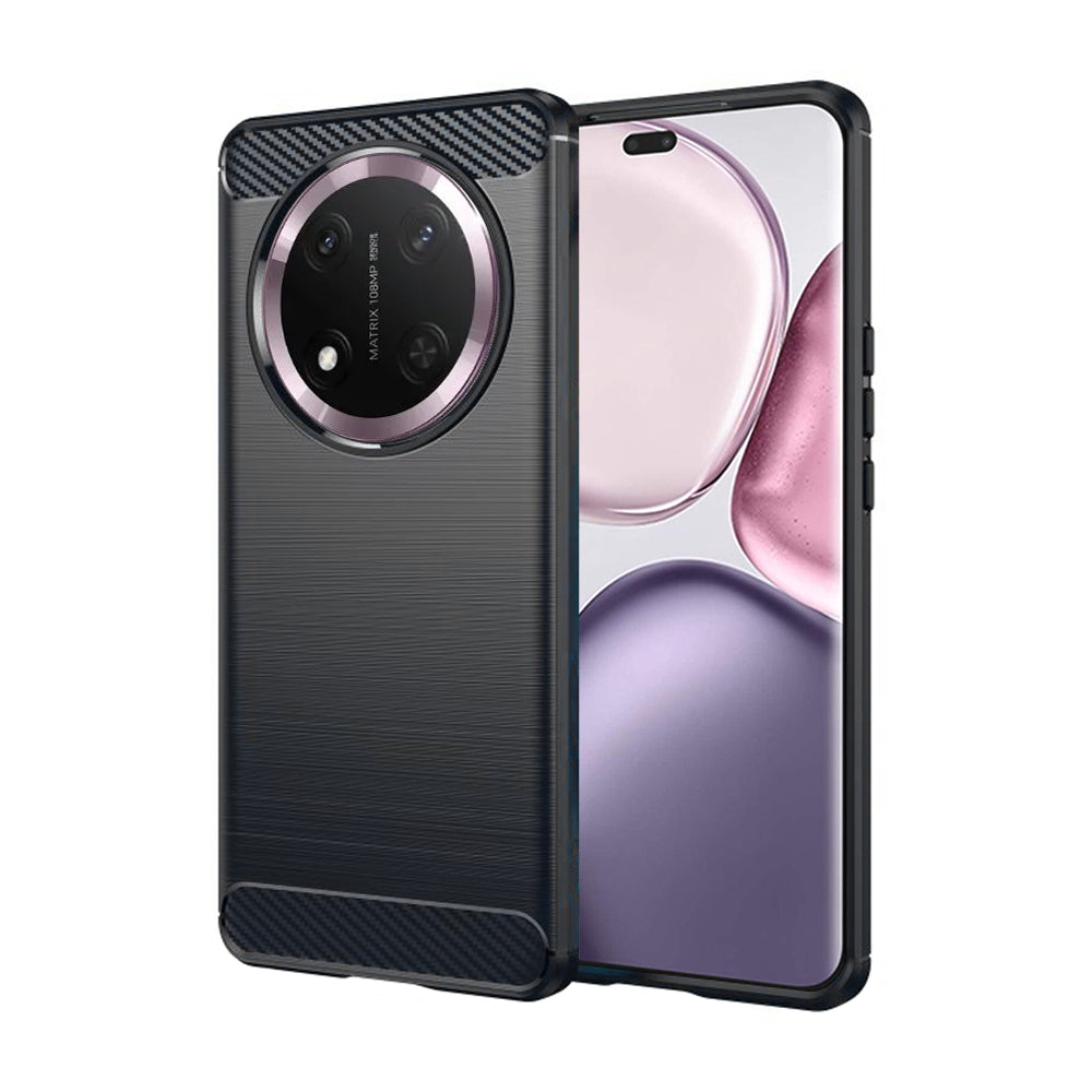 Hoes voor Honor X9c / Magic7 Lite, Techsuit, Carbon, Zwart