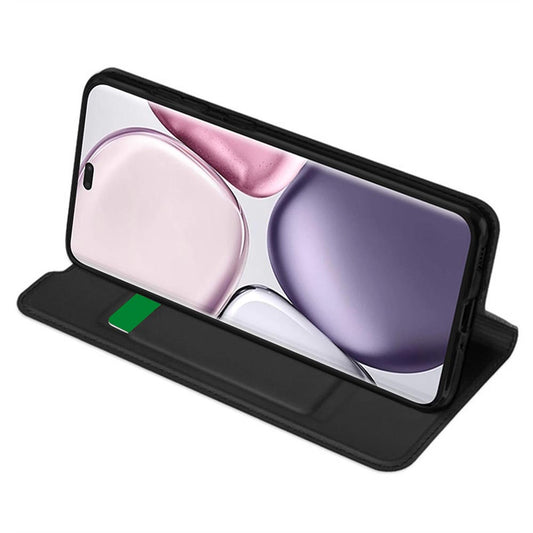 Hoes voor Honor X9c / Magic7 Lite, Techsuit, Magskin Book, Zwart