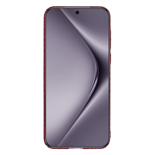 Hoes voor Huawei Pura 70 Pro, Techsuit, Carbonite FiberShell, Rood