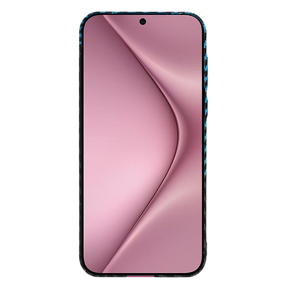 Hoes voor Huawei Pura 70, Techsuit, Carbonite FiberShell, Zwart Blauw
