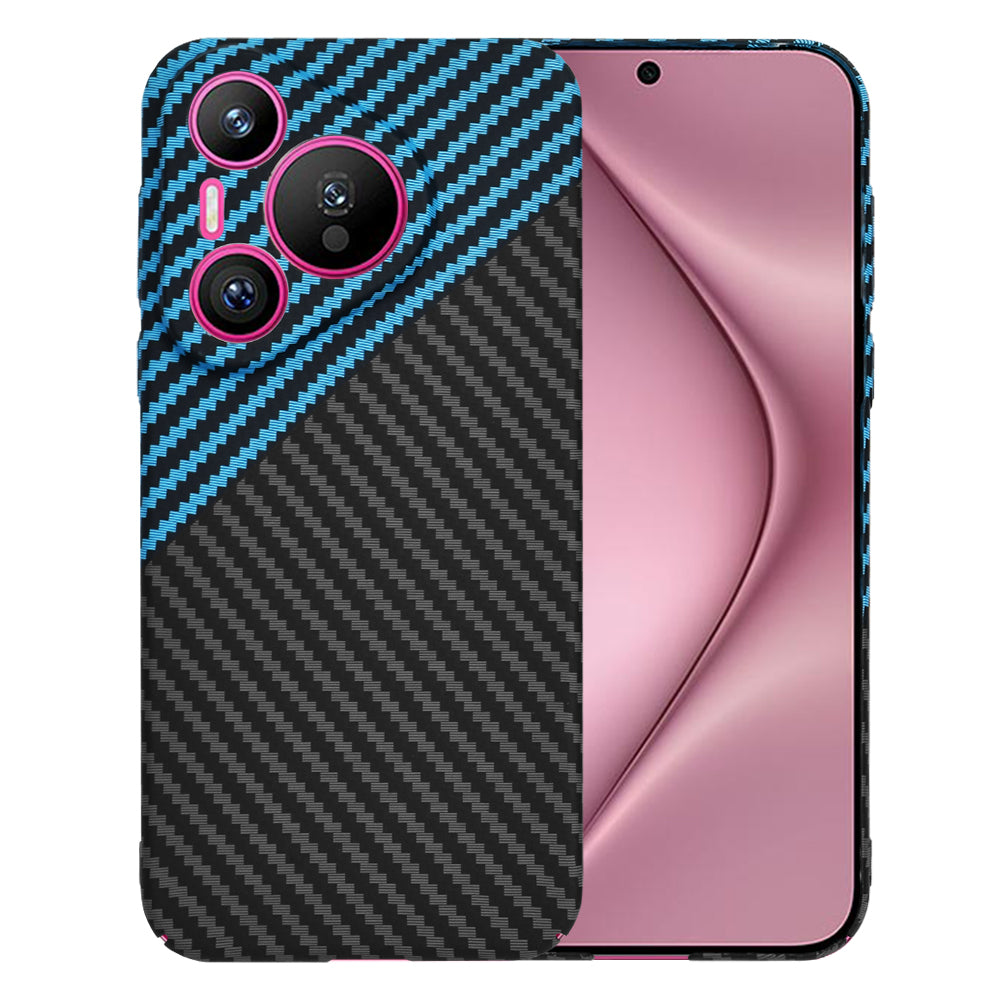 Hoes voor Huawei Pura 70, Techsuit, Carbonite FiberShell, Zwart Blauw