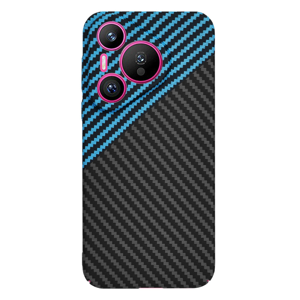 Hoes voor Huawei Pura 70, Techsuit, Carbonite FiberShell, Zwart Blauw