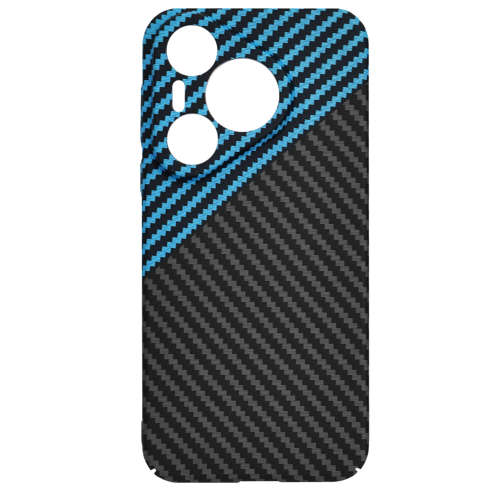 Hoes voor Huawei Pura 70, Techsuit, Carbonite FiberShell, Zwart Blauw