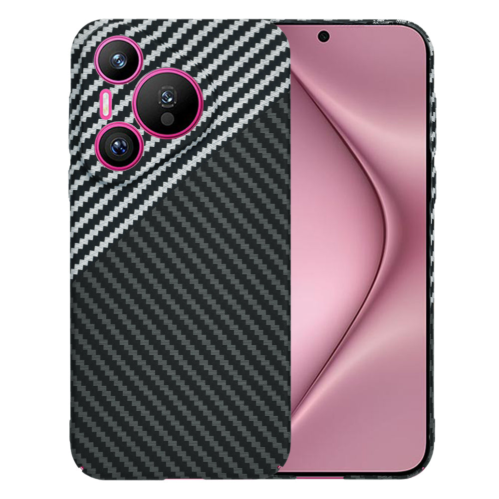 Hoes voor Huawei Pura 70, Techsuit, Carbonite FiberShell, Zwart Grijs