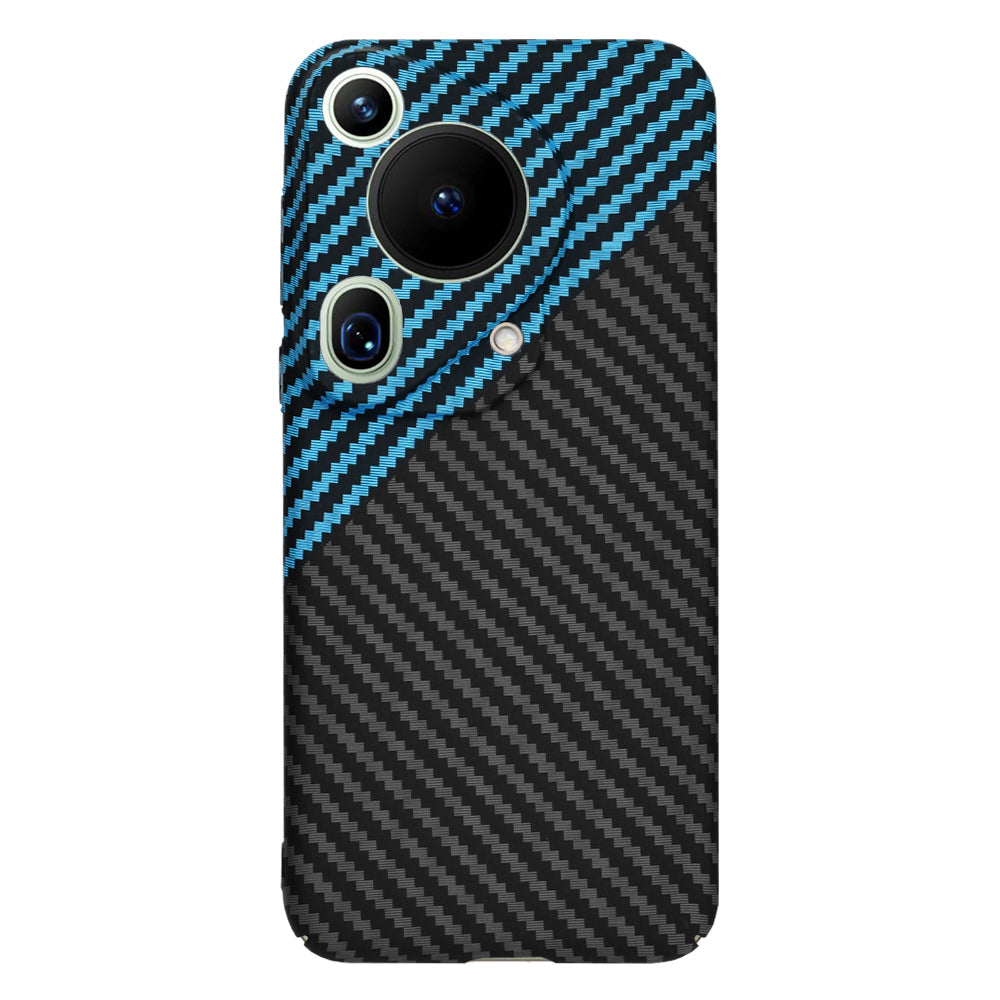 Hoes voor Huawei Pura 70 Ultra, Techsuit, Carbonite FiberShell, Zwart Blauw