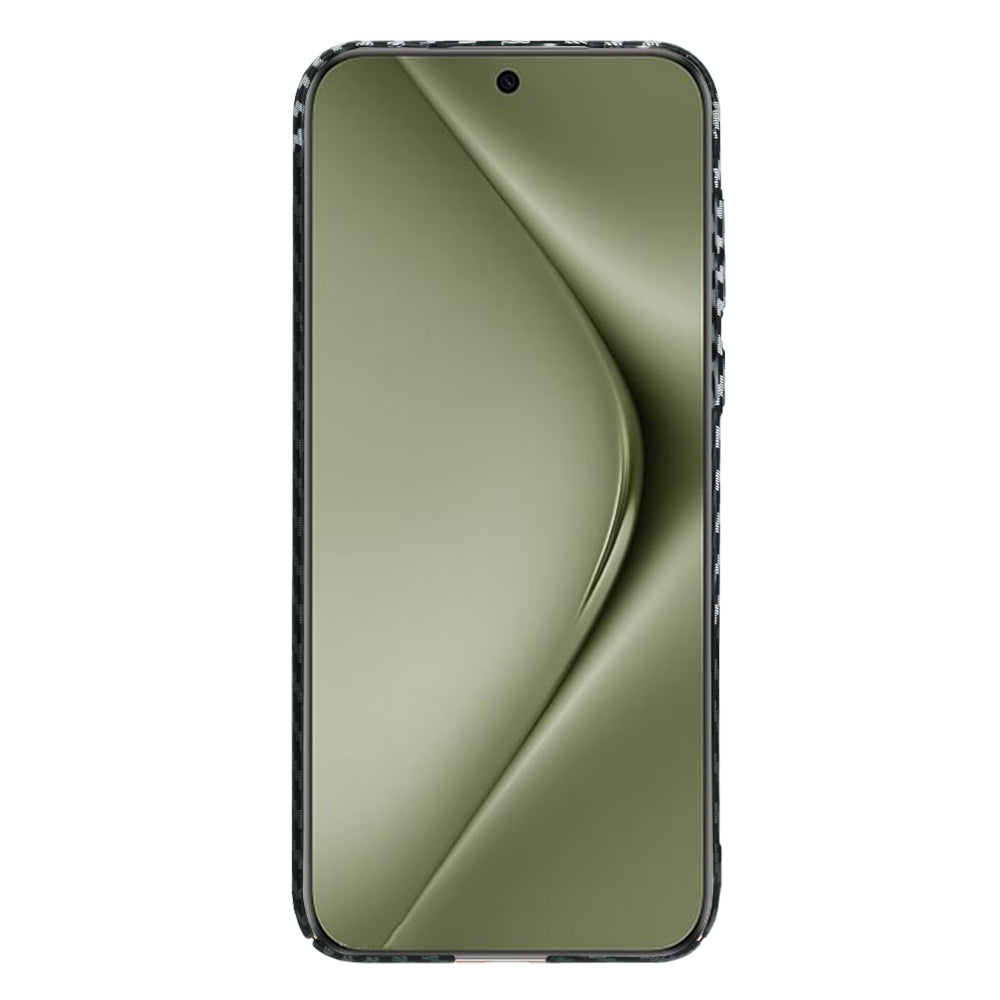 Hoes voor Huawei Pura 70 Ultra, Techsuit, Carbonite FiberShell, Zwart Grijs