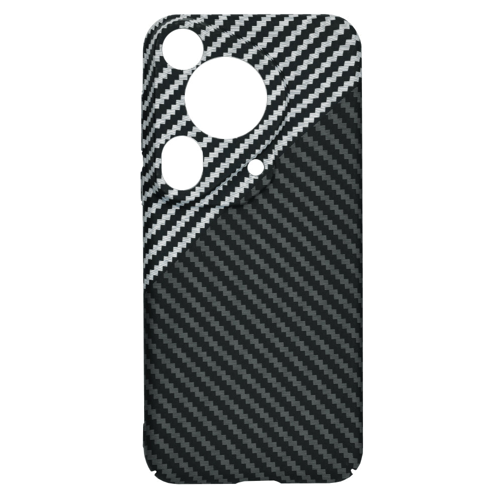 Hoes voor Huawei Pura 70 Ultra, Techsuit, Carbonite FiberShell, Zwart Grijs