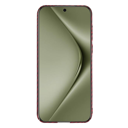 Hoes voor Huawei Pura 70 Ultra, Techsuit, Carbonite FiberShell, Rood