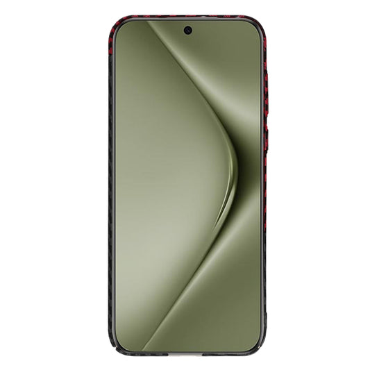 Hoes voor Huawei Pura 70 Ultra, Techsuit, Carbonite FiberShell, Zwart Rood