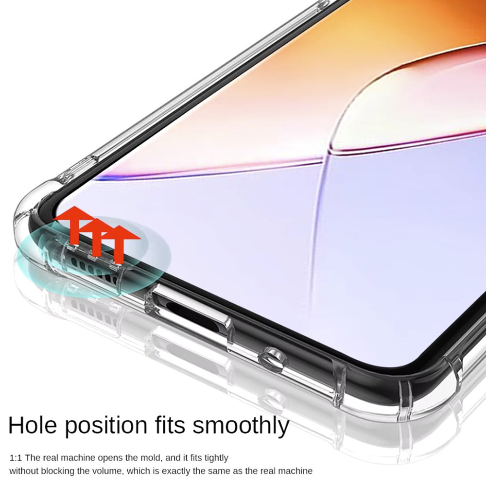 Hoes voor Infinix Note 40 Pro+, Techsuit, Schokbestendig Clear, Transparant