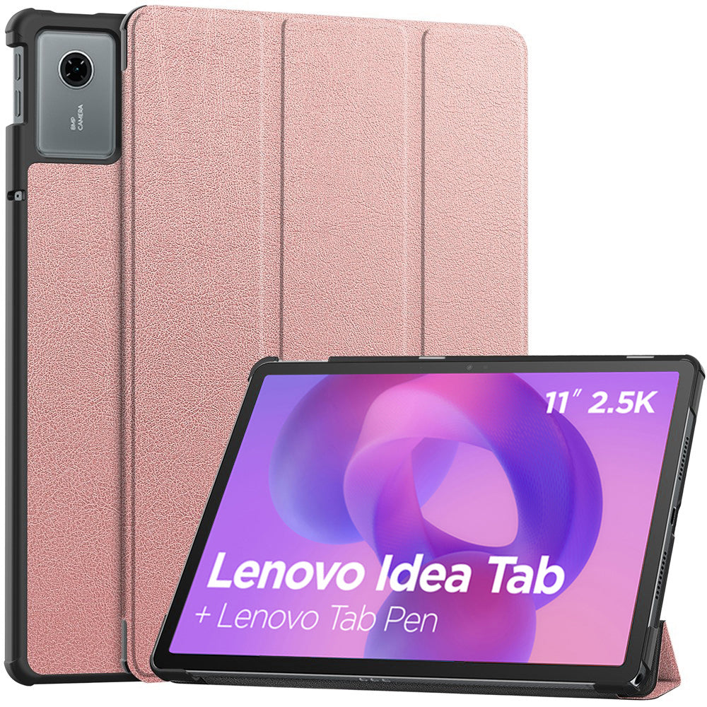 Hoes voor Lenovo Idea Tab 11, Techsuit, FoldPro, Rosé Goud