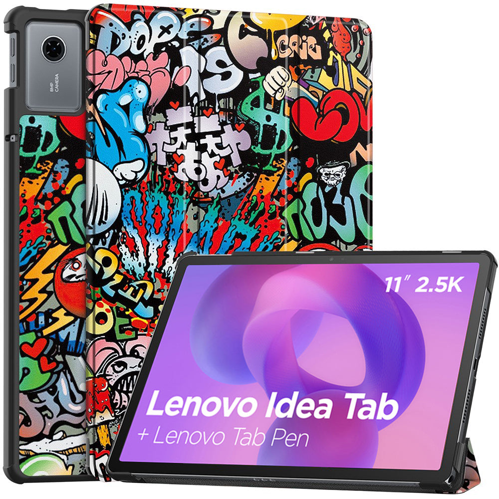 Hoes voor Lenovo Idea Tab 11, Techsuit, FoldPro Urban Vibe, Meerkleurig