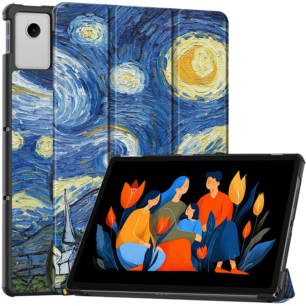 Hoes voor Lenovo Idea Tab Plus, Techsuit, FoldPro Starry, Meerkleurig