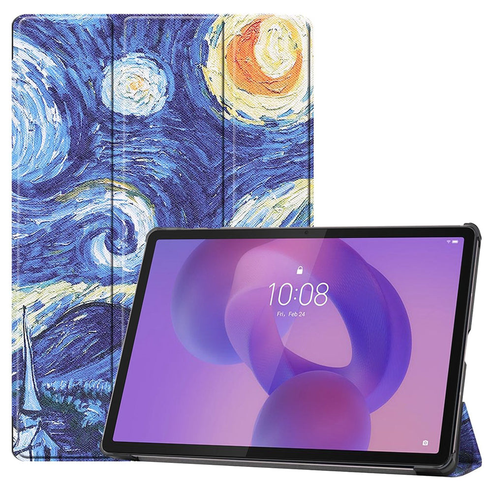 Hoes voor Lenovo Idea Tab Pro, Techsuit, FoldPro Starry Night, Meerkleurig