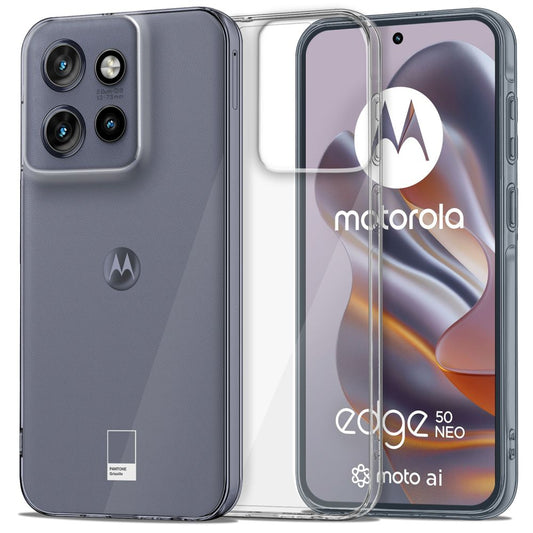 Case for Motorola Edge 50 Neo, Tech-Protect, Flexair, Transparent