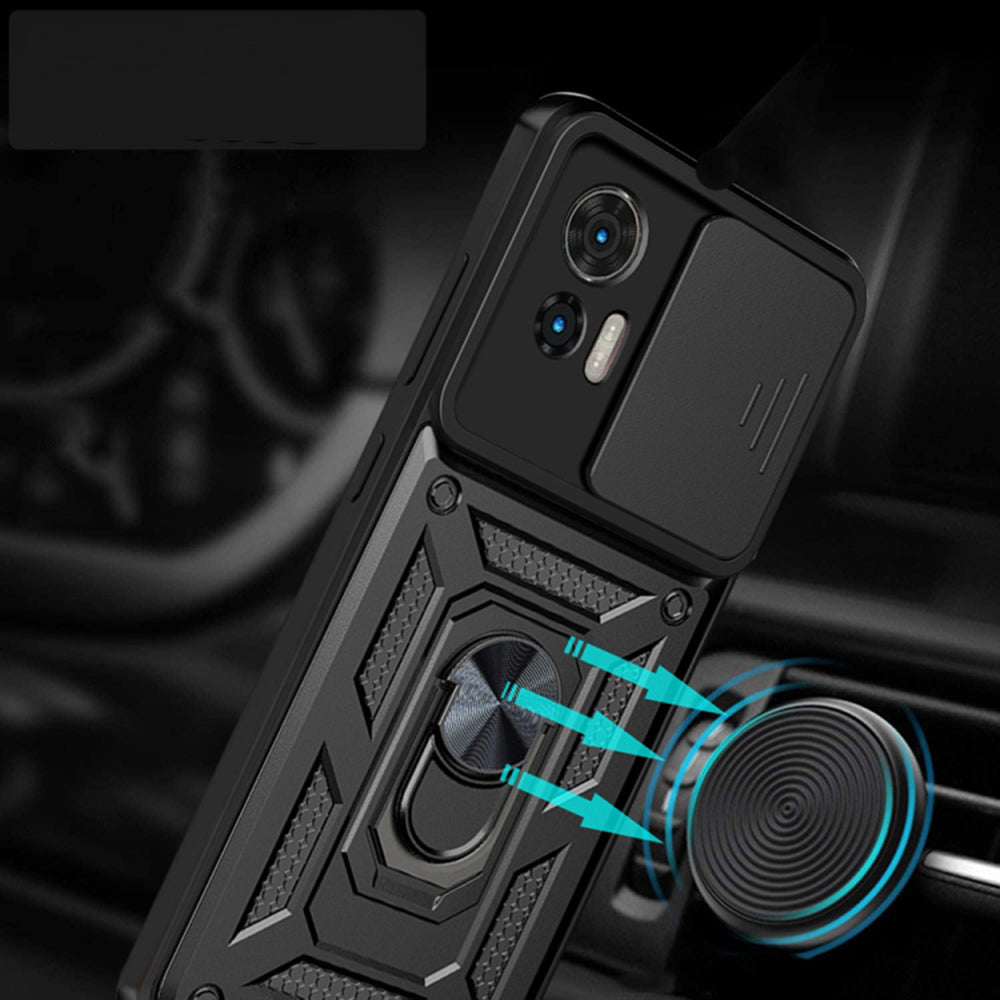 Hoes voor Motorola Edge 50 Fusion, Techsuit, CamShield, Roze